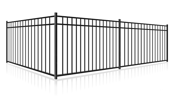 example of an Aluminum privacy fence in Panama City, Florida
