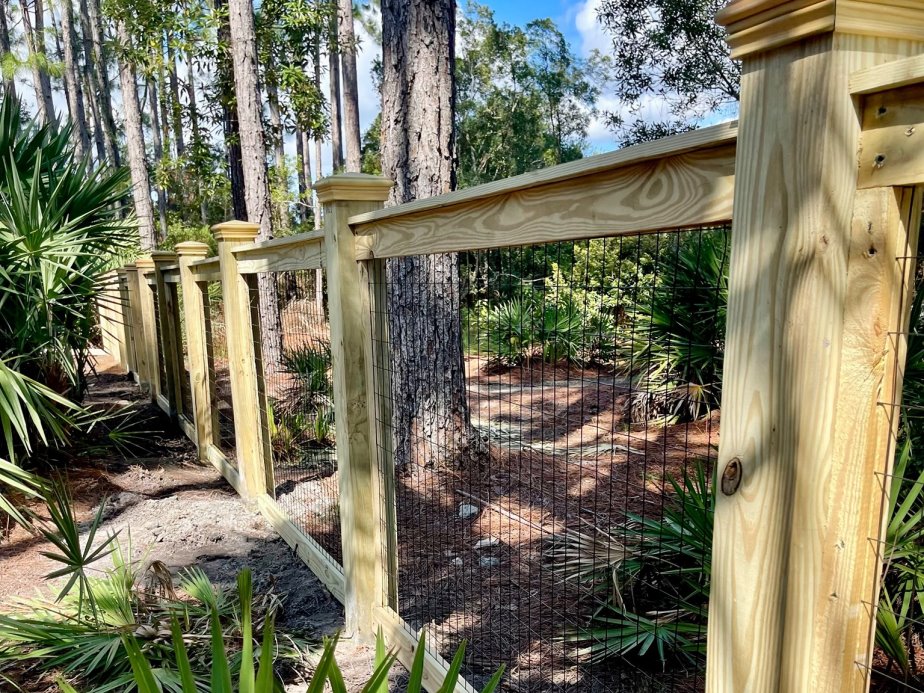 wood fence Panama City Beach Florida